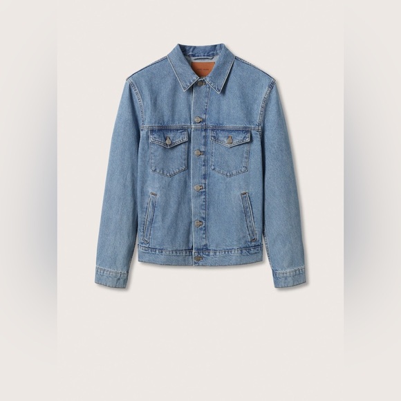 MANGO Medium wash denim jacket - Picture 7 of 7